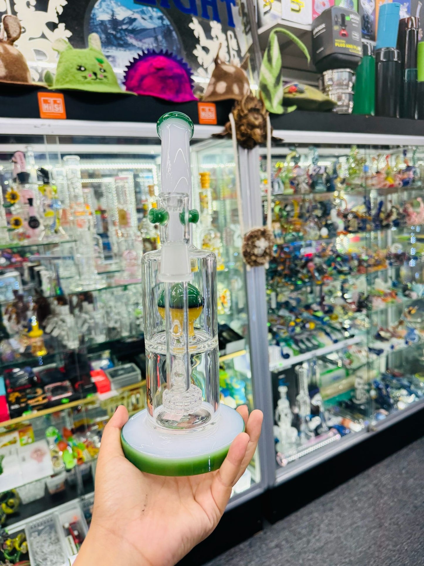 Green color bong