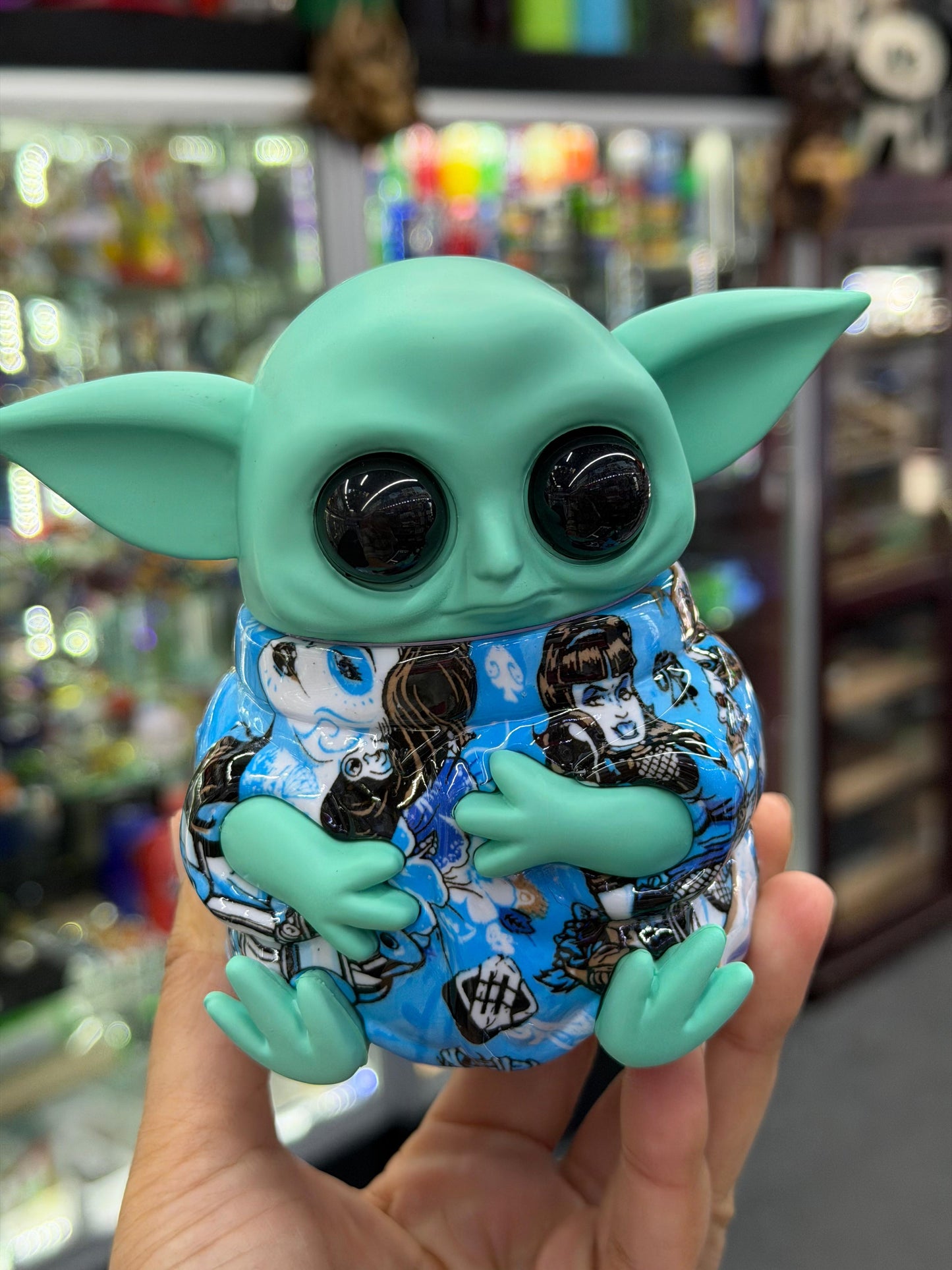 Baby Yoda Grinder-2 - DayDreamz Smoke Shop