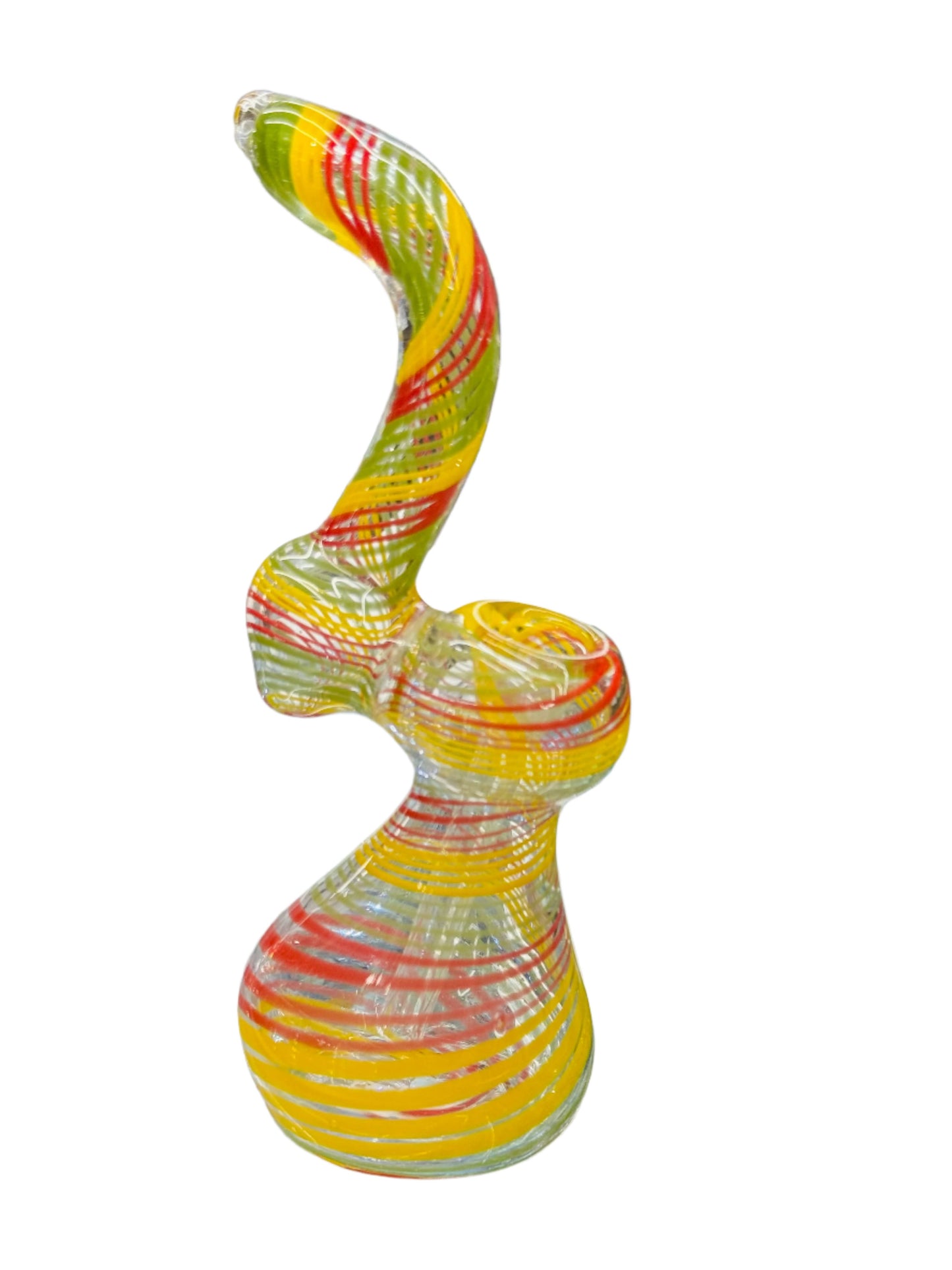 Stripe speckled bubbler - DayDreamz Smoke Shop