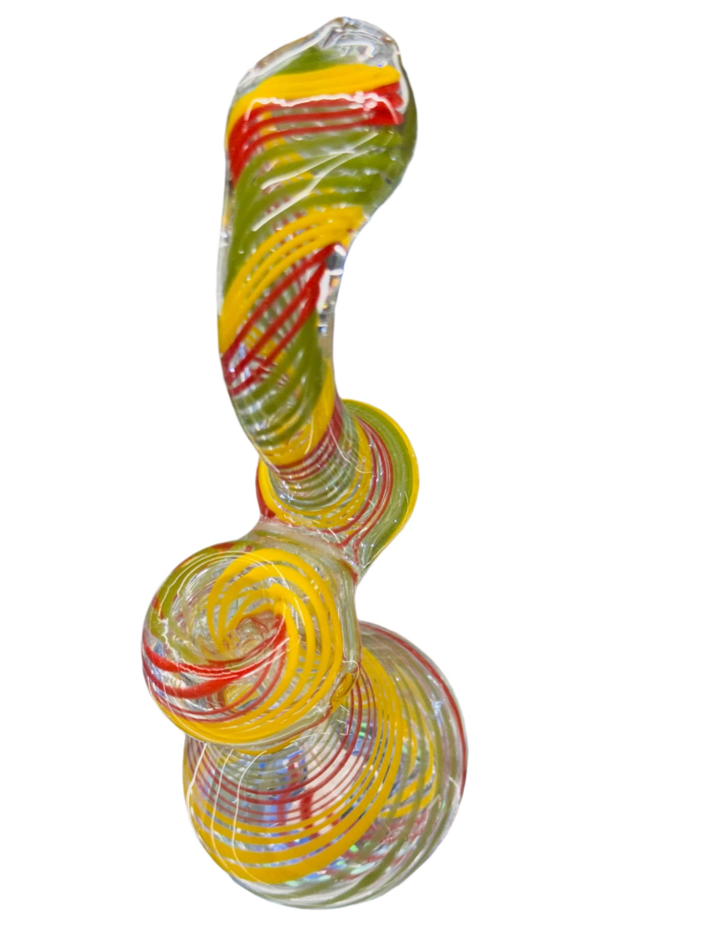 Stripe speckled bubbler - DayDreamz Smoke Shop