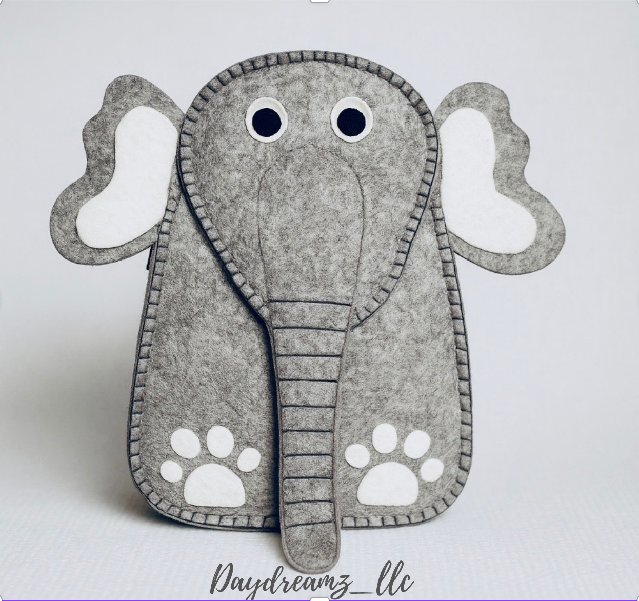 Elephant Felt Bag - DayDreamz Smoke Shop