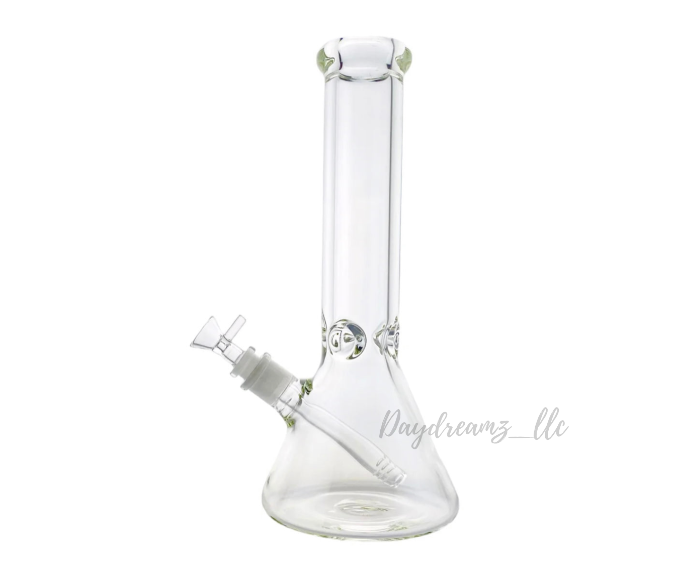 12-Inch Clear Beaker Glass Bong – Classic Borosilicate Water Pipe