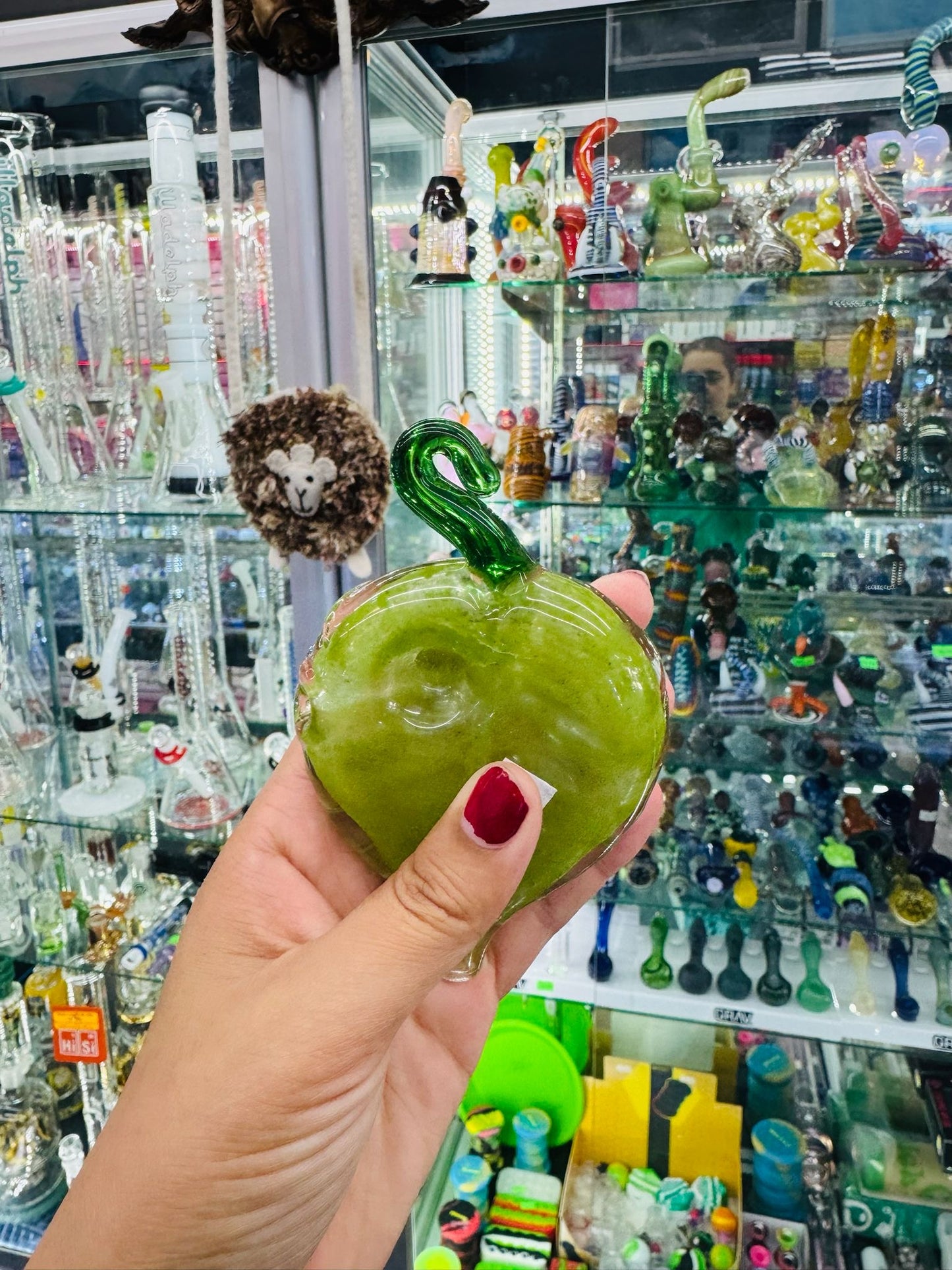 Green leaf handpipe