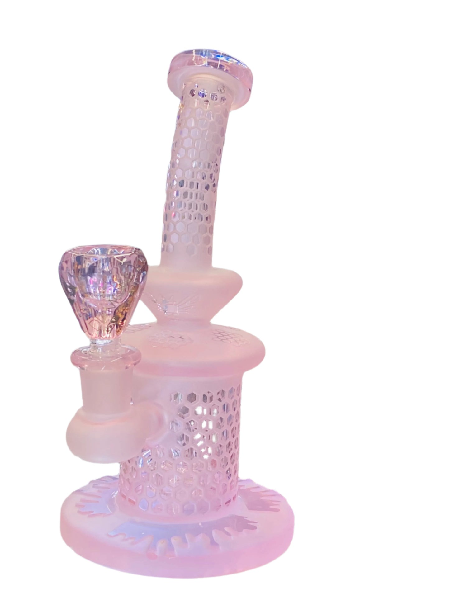 Honey comb looking dab rig - DayDreamz Smoke Shop