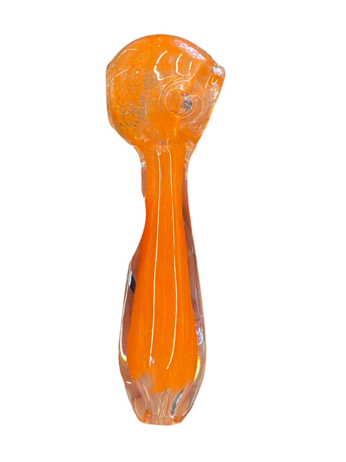 Orange colour cheap glass hand weed pipe - DayDreamz Smoke Shop
