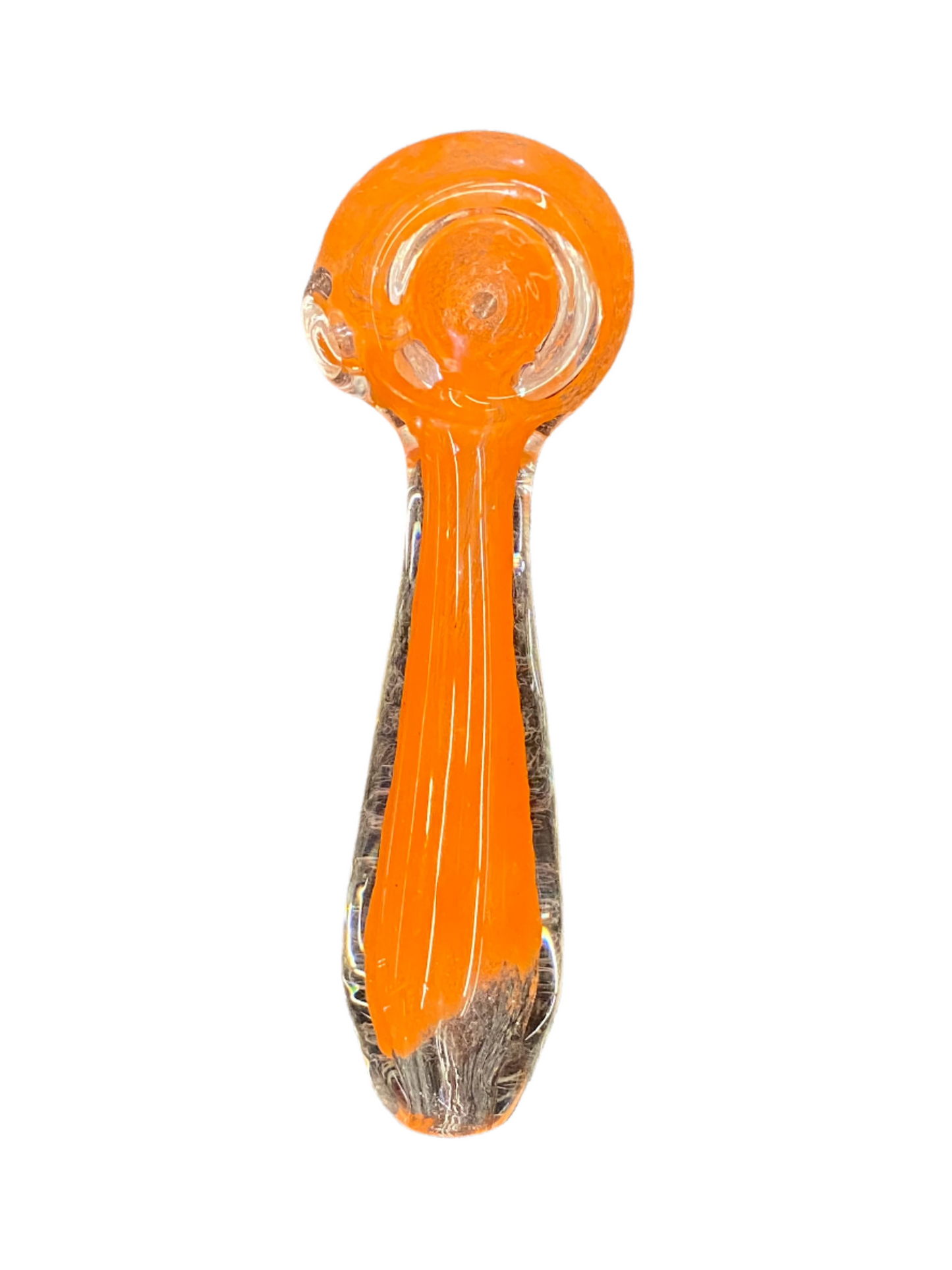 Orange colour cheap glass hand weed pipe - DayDreamz Smoke Shop