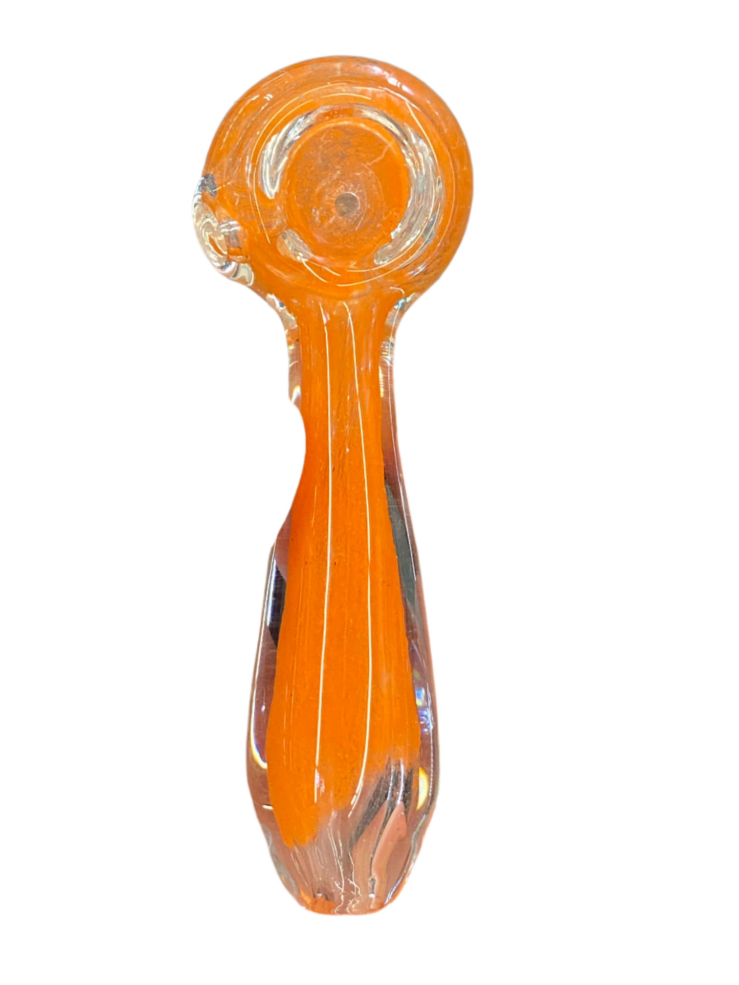 Orange colour cheap glass hand weed pipe - DayDreamz Smoke Shop