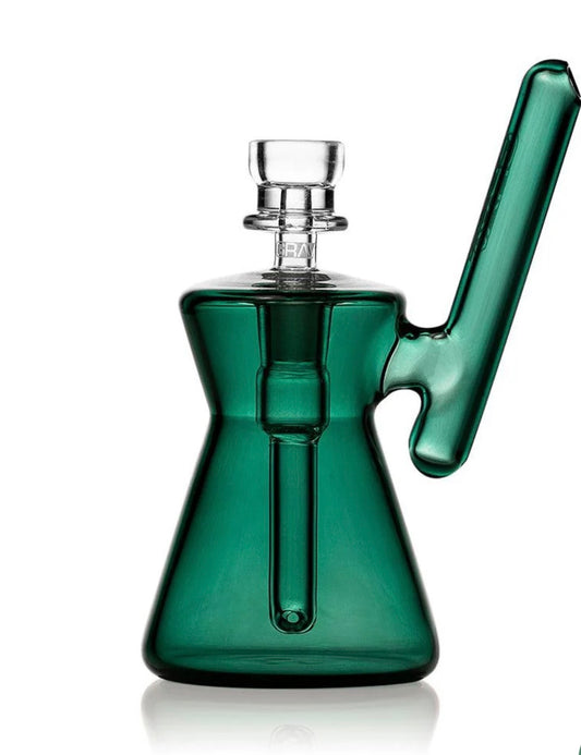 GRAV® HOURGLASS POCKET BUBBLER lake green - DayDreamz Smoke Shop