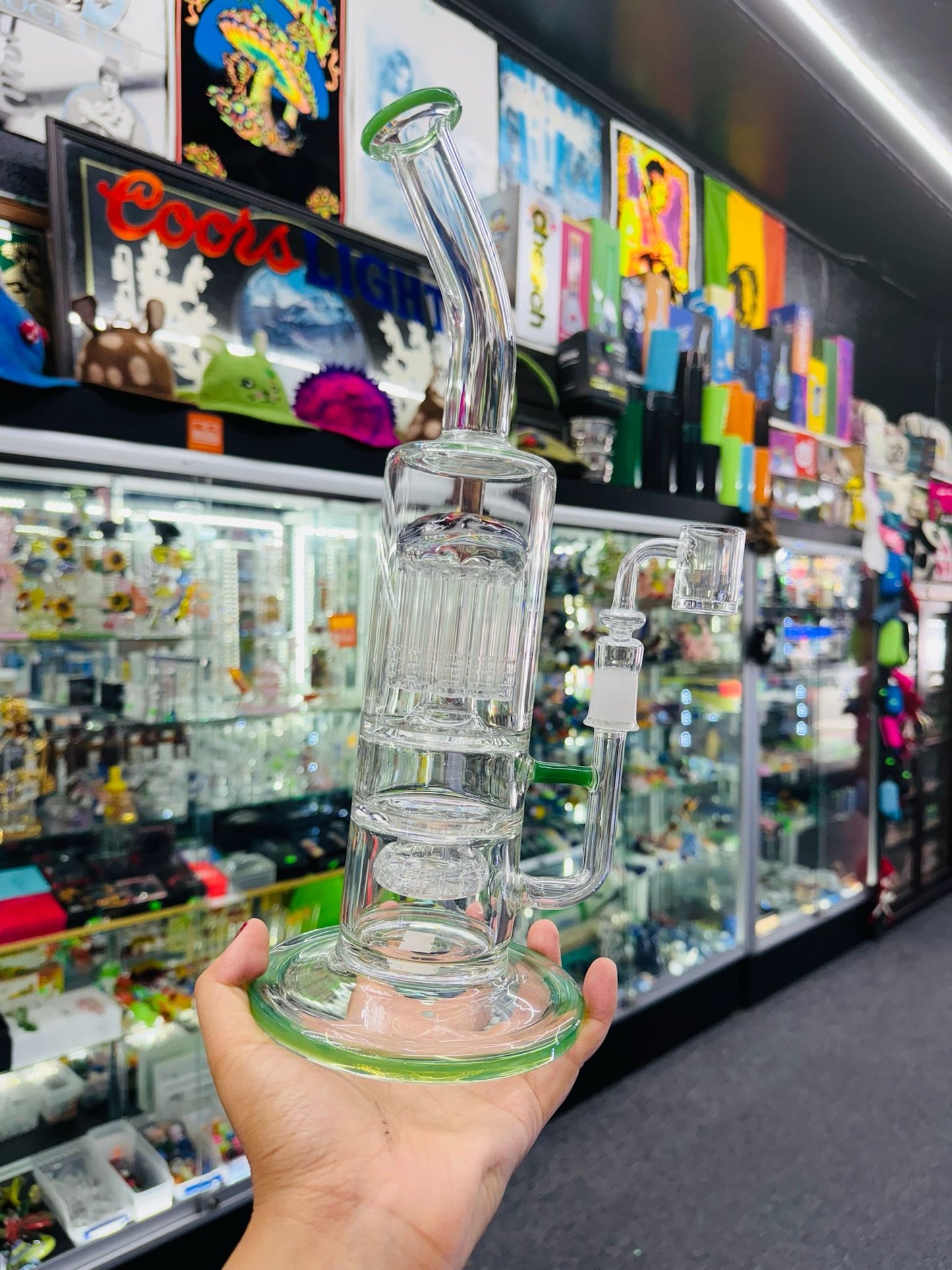 Green color bong