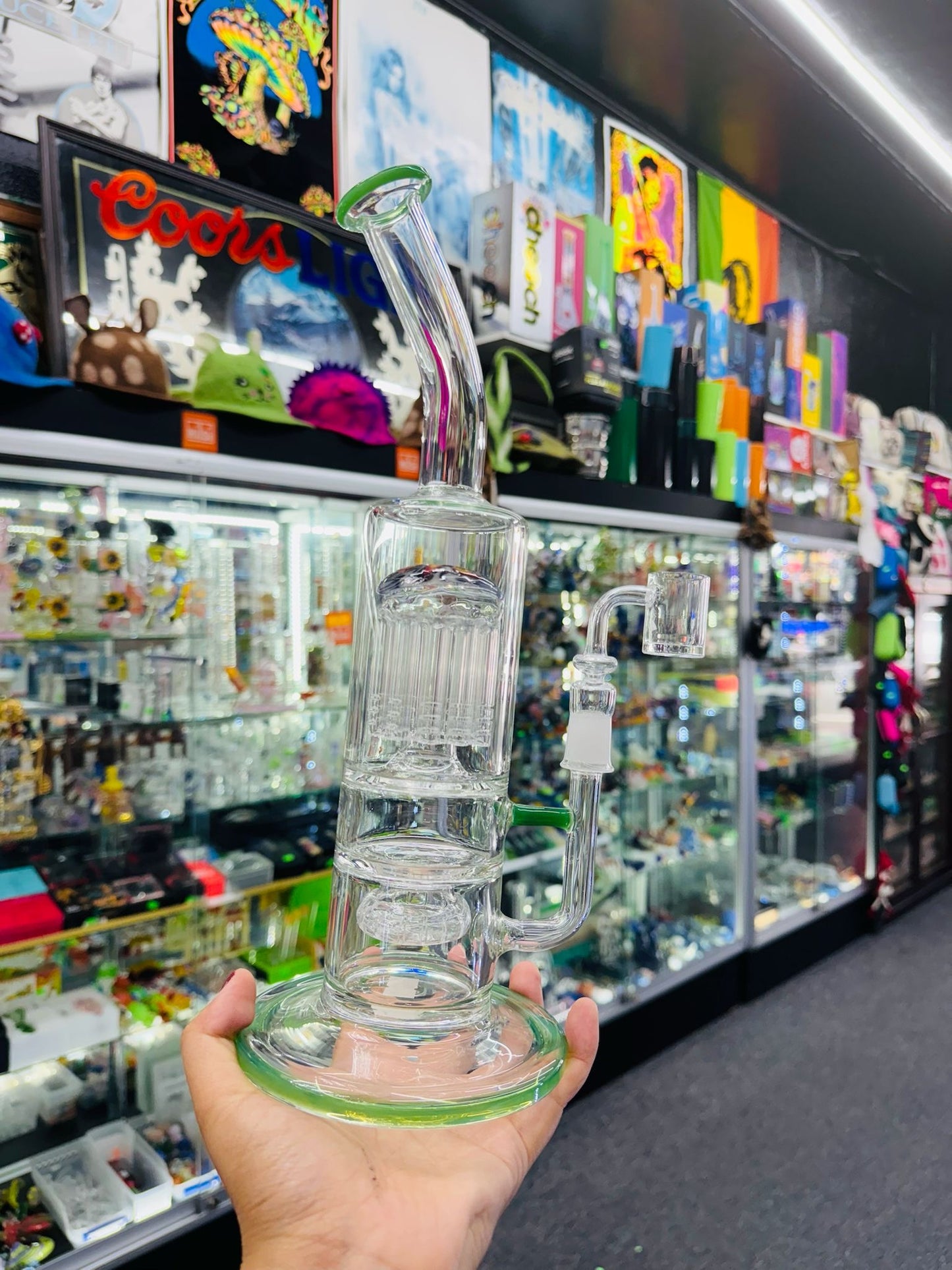 Green color bong