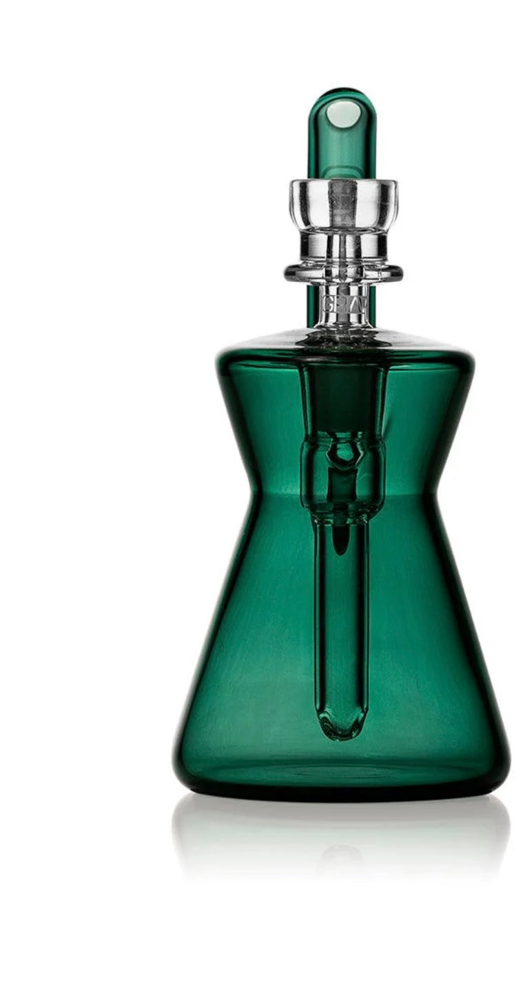 GRAV® HOURGLASS POCKET BUBBLER lake green - DayDreamz Smoke Shop