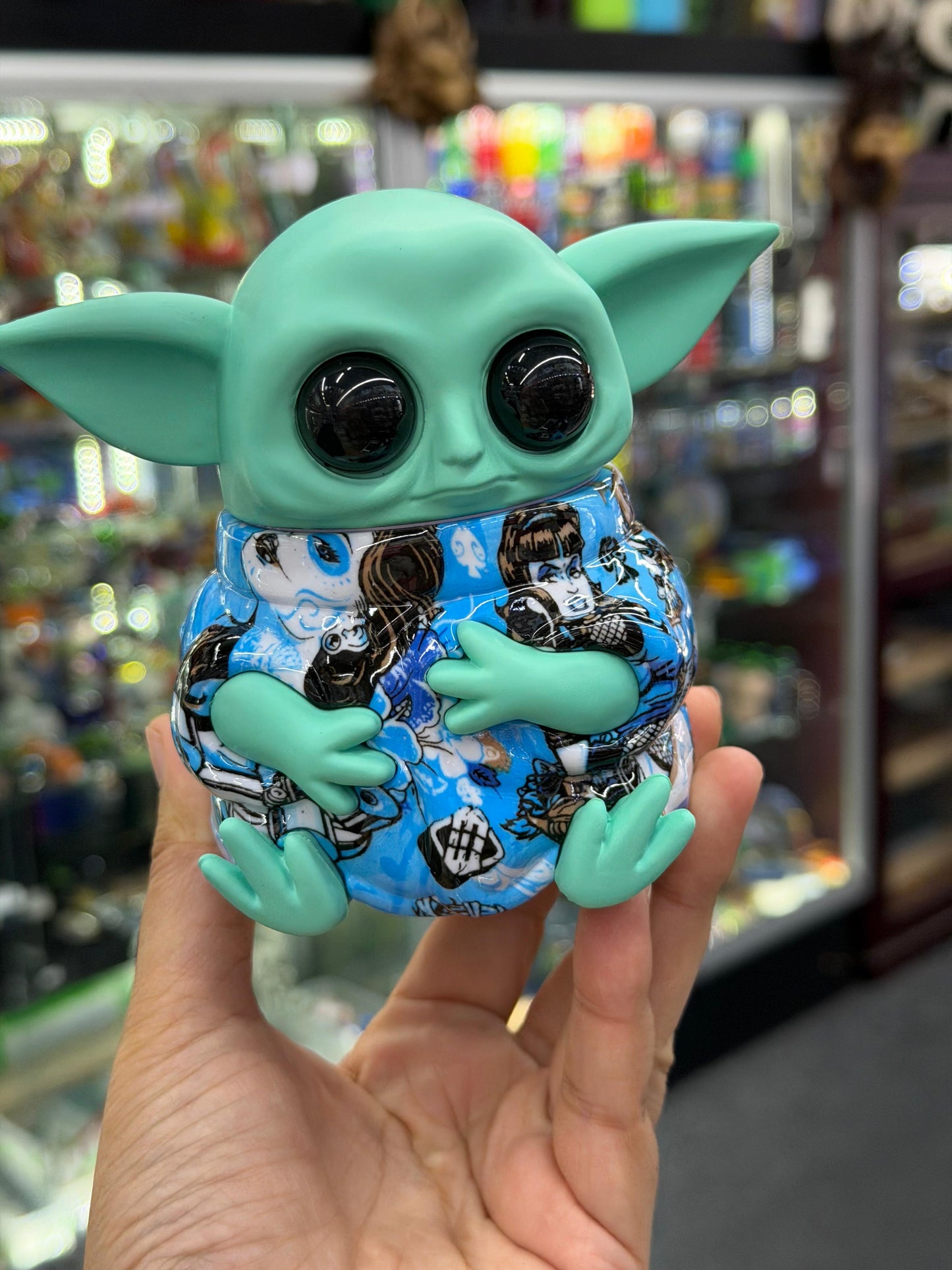Baby Yoda Grinder-2 - DayDreamz Smoke Shop