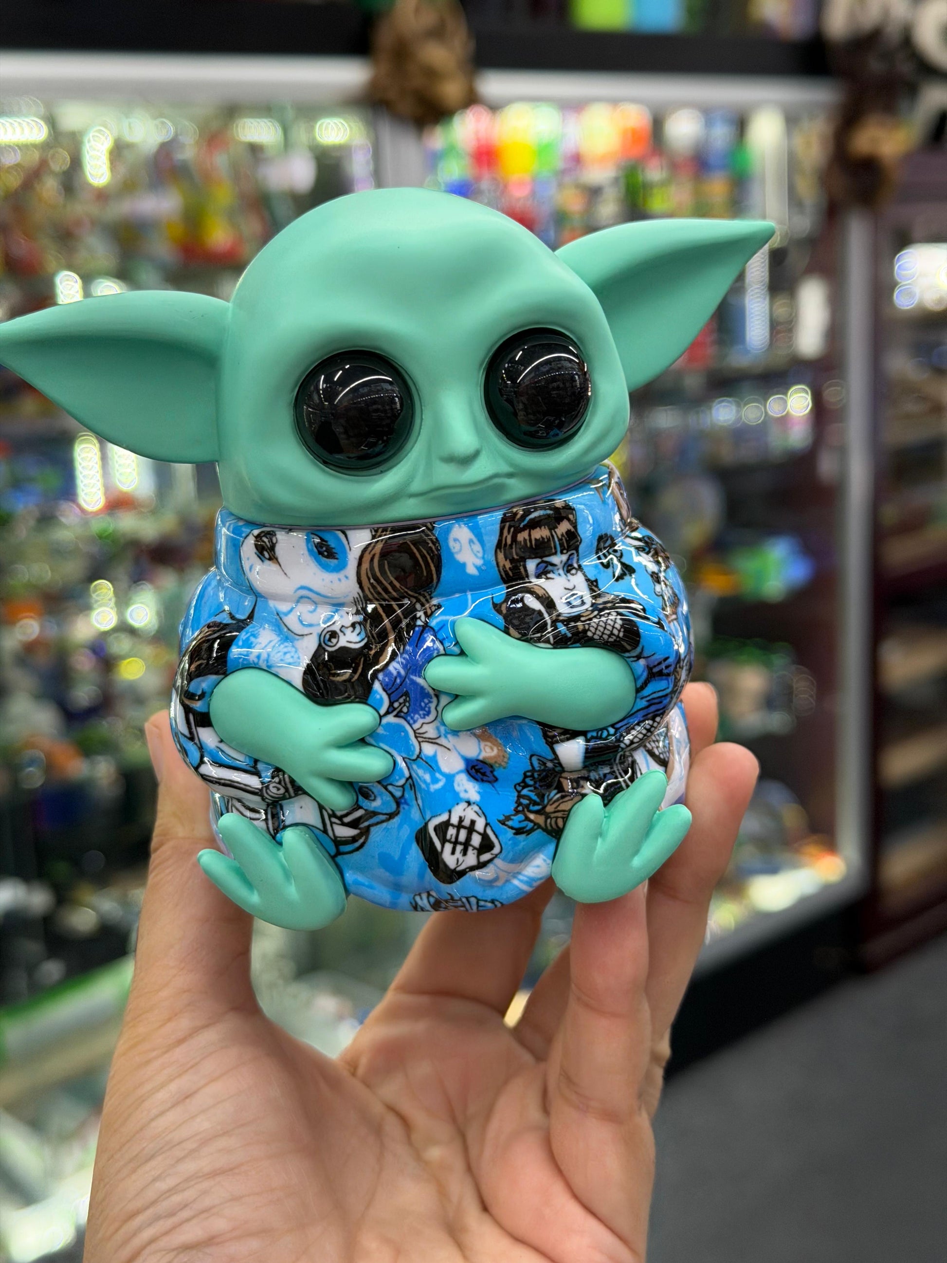 Baby Yoda Grinder-2 - DayDreamz Smoke Shop