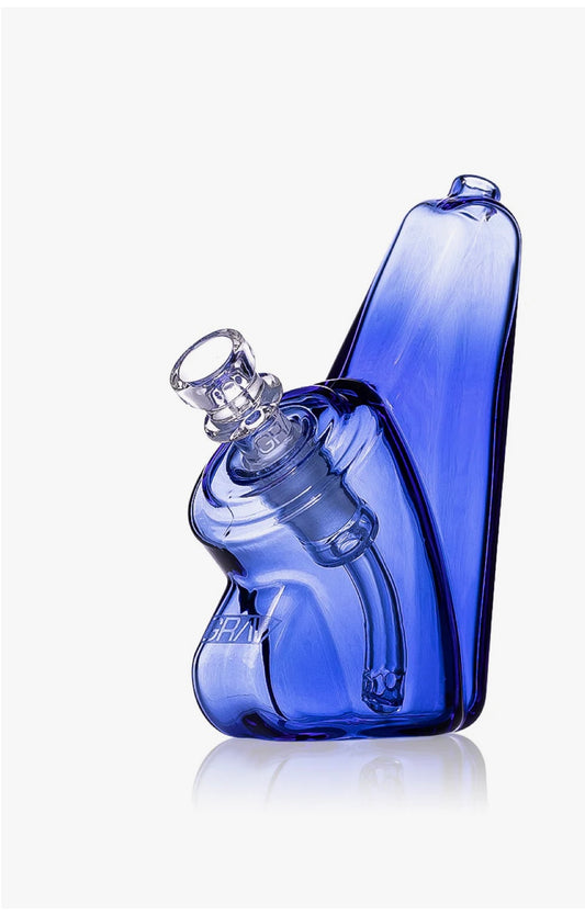 GRAV® WEDGE BUBBLER -LIGHT COBALT - DayDreamz Smoke Shop