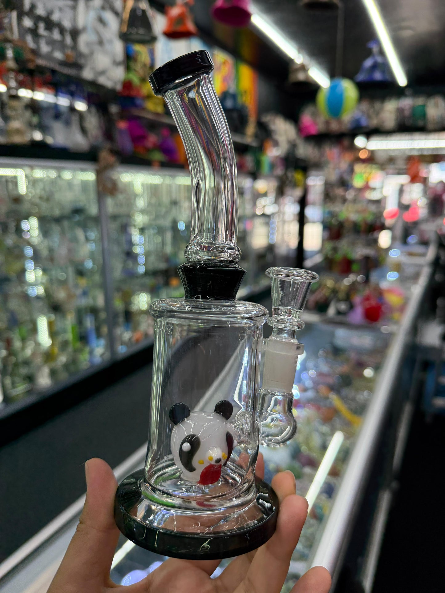 Empire Glassworks Panda Themed Nano Water Pipe - DayDreamz Smoke Shop