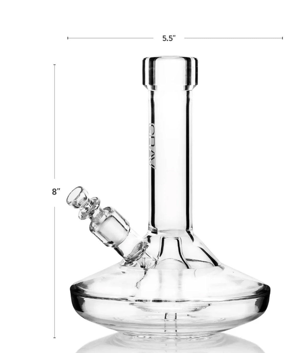 GRAV® Small Wide Base Water Pipe