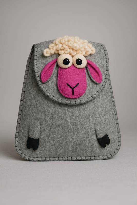 Sheep Felt Bag - DayDreamz Smoke Shop