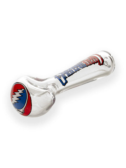 4.5" Steal Your Face Spoon Hand Pipe in Collectible Tin GREATFUL DEAD