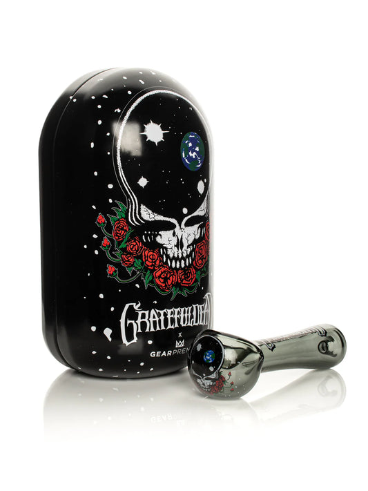 Grateful Dead x GEAR Premium® 4.5" Space Your Face Spoon Hand Pipe in Collectible Tin