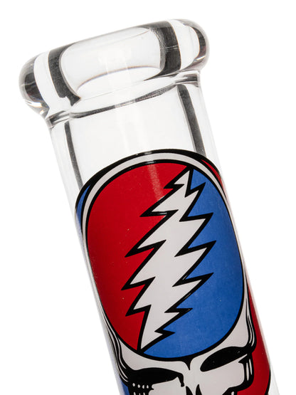 Grateful Dead x GEAR Premium® 10” Steal Your Face Beaker Base Water Pipe