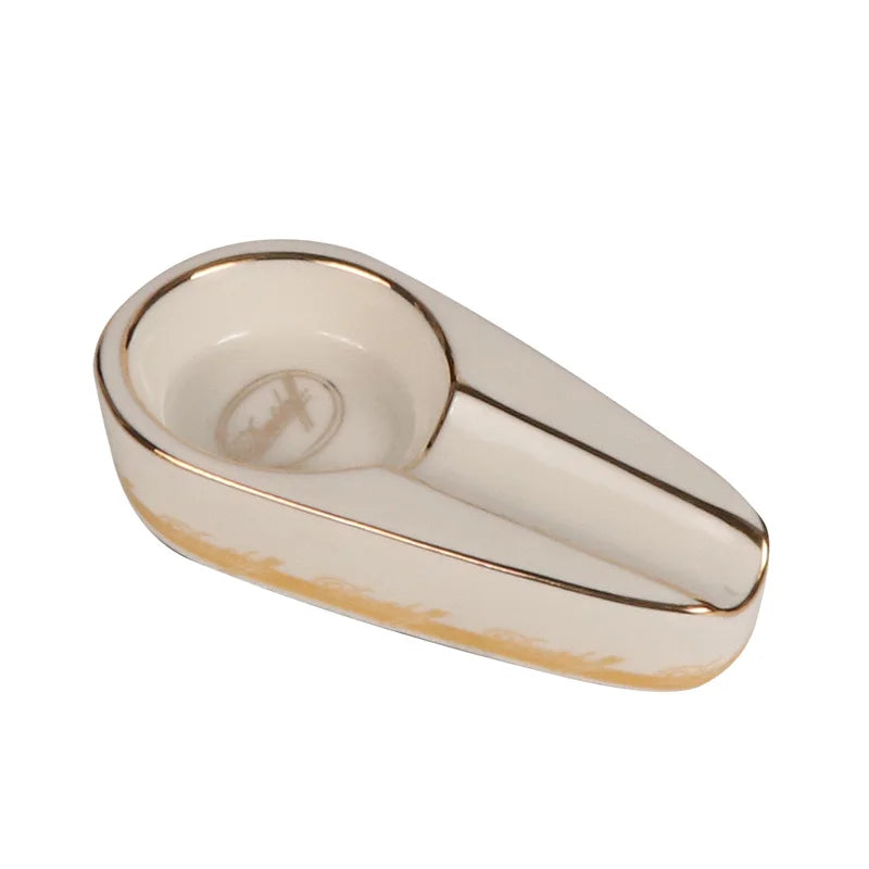 Erliao New Luxury Cigar Ashtray Cigar Accessories Outdoor Ceramic Smoking Astray Cigar Ashtray