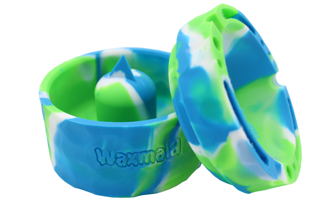 Waxmaid Pyramid Silicone Round Ashtray
