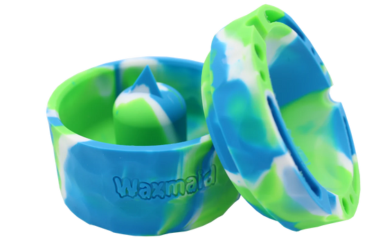 Waxmaid Pyramid Silicone Round Ashtray