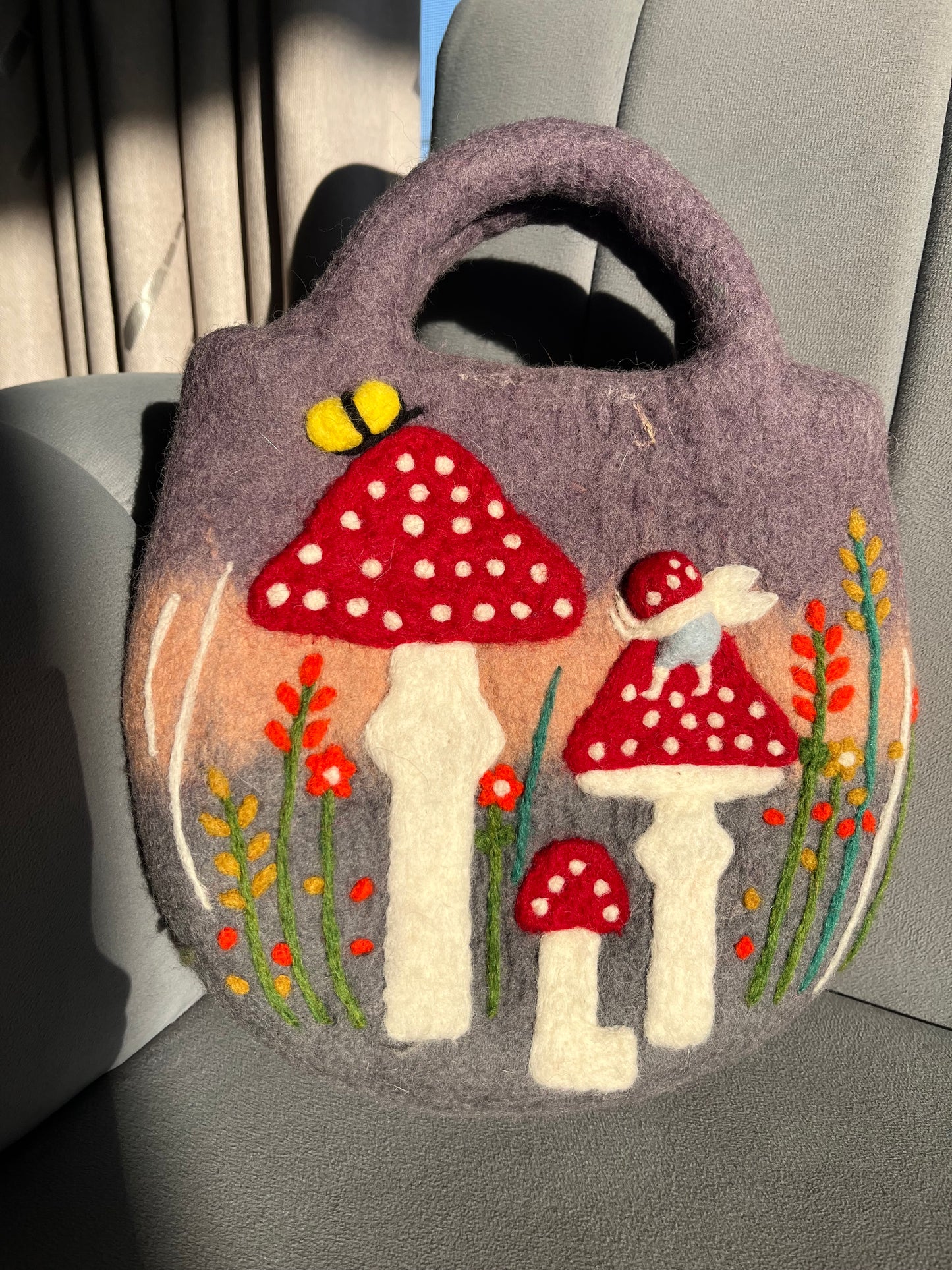 Forest mushroom theme hand bag - DayDreamz Smoke Shop