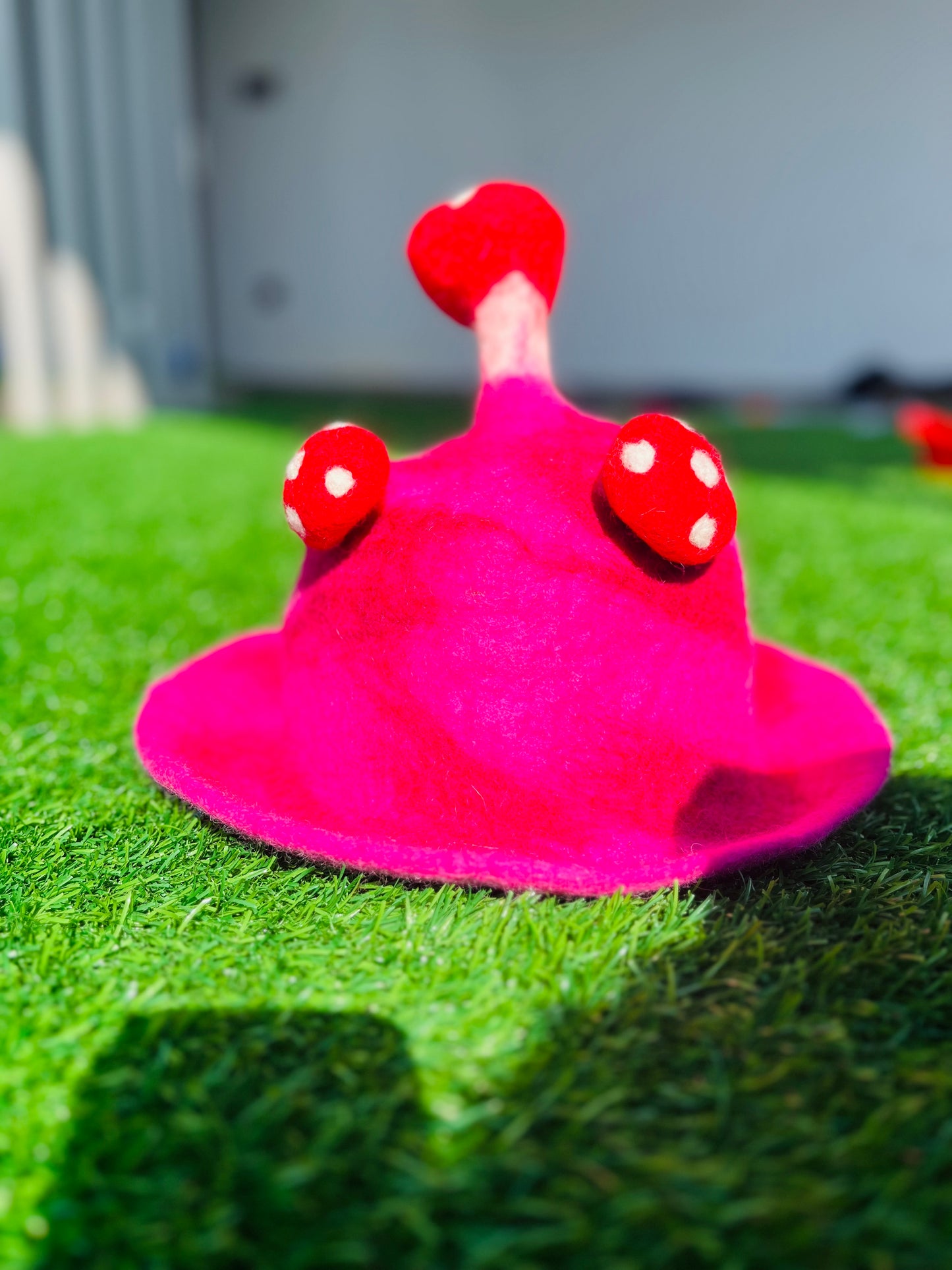 Pink Mushroom Hat - DayDreamz Smoke Shop