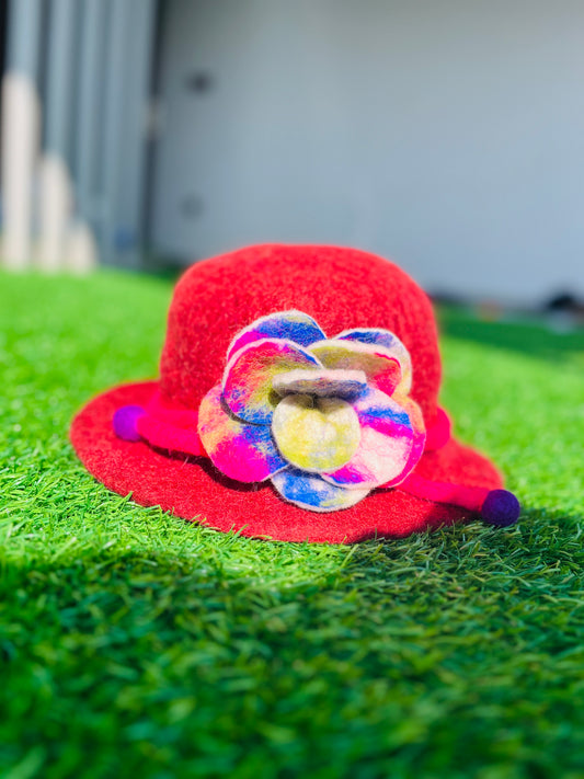 Flowery Hat - DayDreamz Smoke Shop