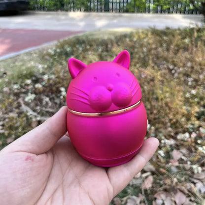Cute Cat Shape Metal Smoking Grinder Zinc Alloy Cigarette  Grinder Spice Grinder Tool