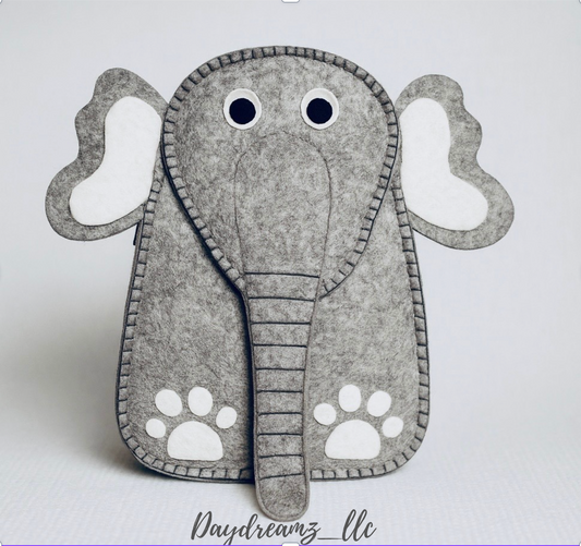 Elephant Felt Bag - DayDreamz Smoke Shop