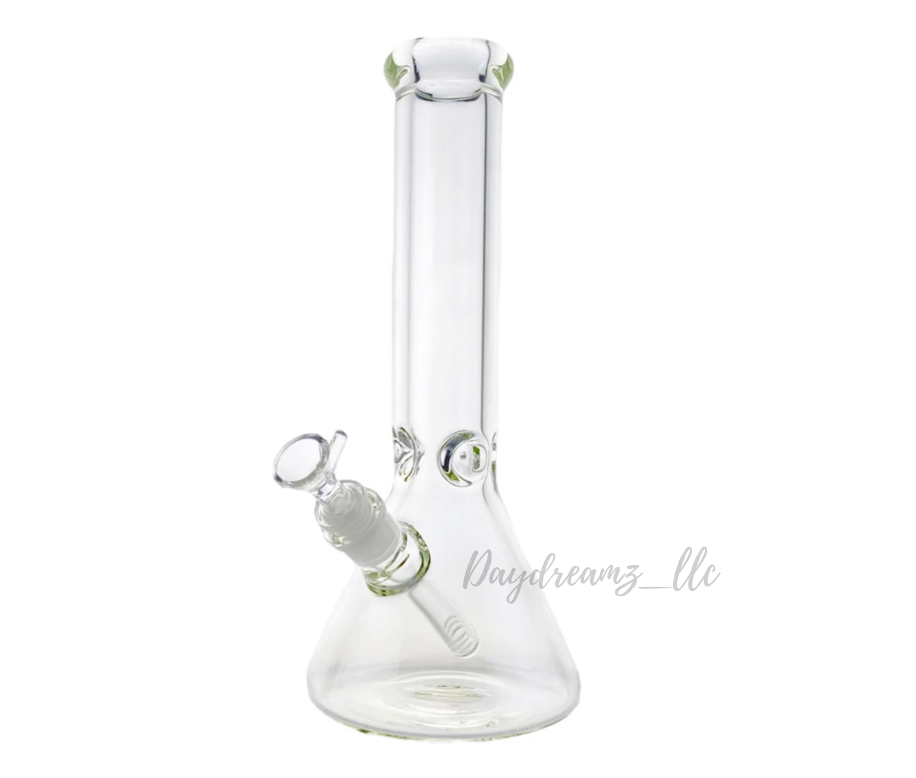 12-Inch Clear Beaker Glass Bong – Classic Borosilicate Water Pipe