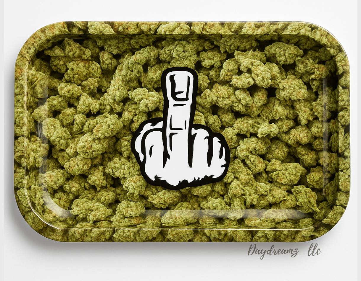 Buds Metal Rolling Tray
