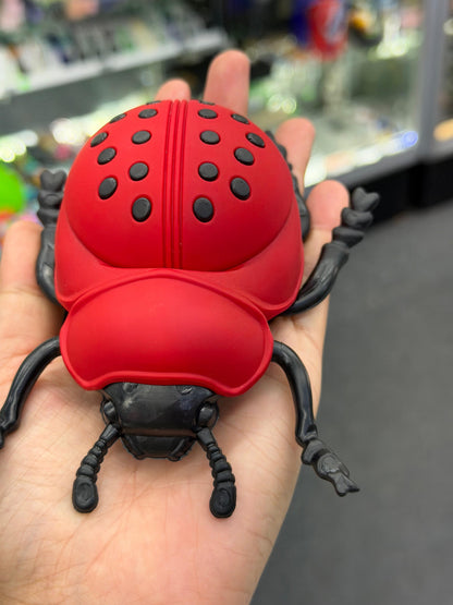Red ladybug herb grinder - DayDreamz Smoke Shop