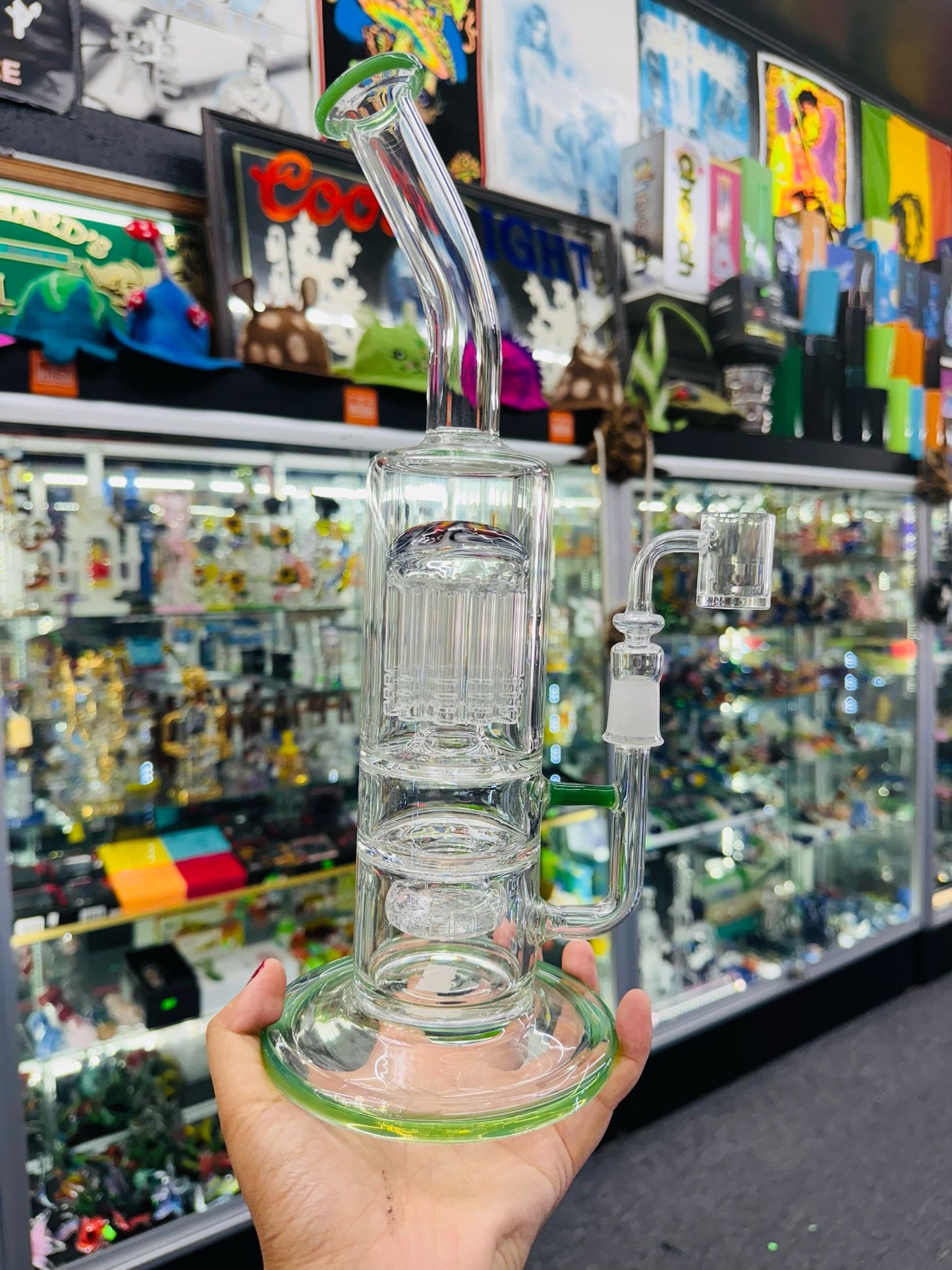Green color bong