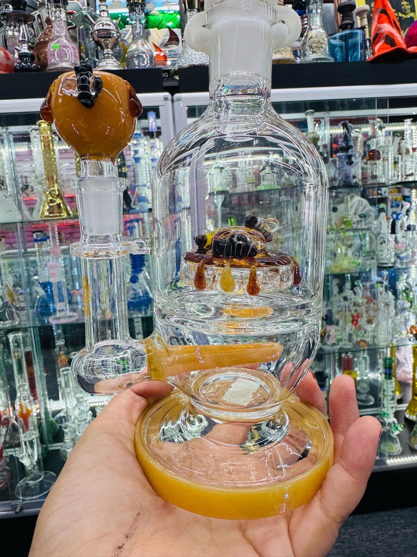 APOLLO HONEY BEE GLASS WITH GLYCERIN