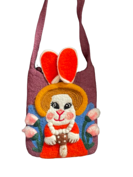 Spring Bunny Crossbody Hemp Bag - DayDreamz Smoke Shop