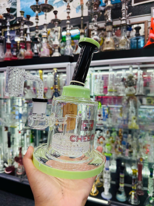 Cheech Glass 8.5" Big Tires Water Pipe
