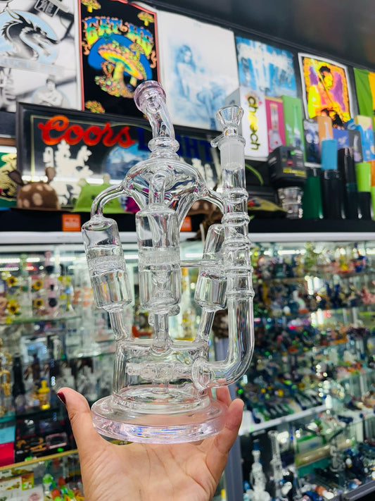 Multi spike chamber glass
