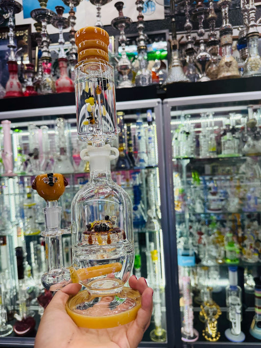 APOLLO HONEY BEE GLASS WITH GLYCERIN