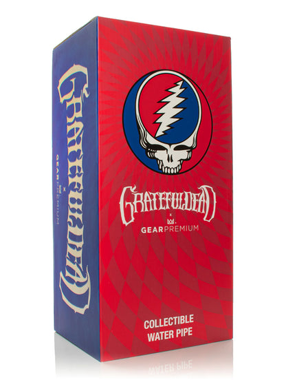 Grateful Dead x GEAR Premium® 13” 7mm Thick Steal Your Face Beaker Base Water Pipe