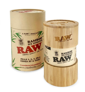 Raw bamboo six sooters