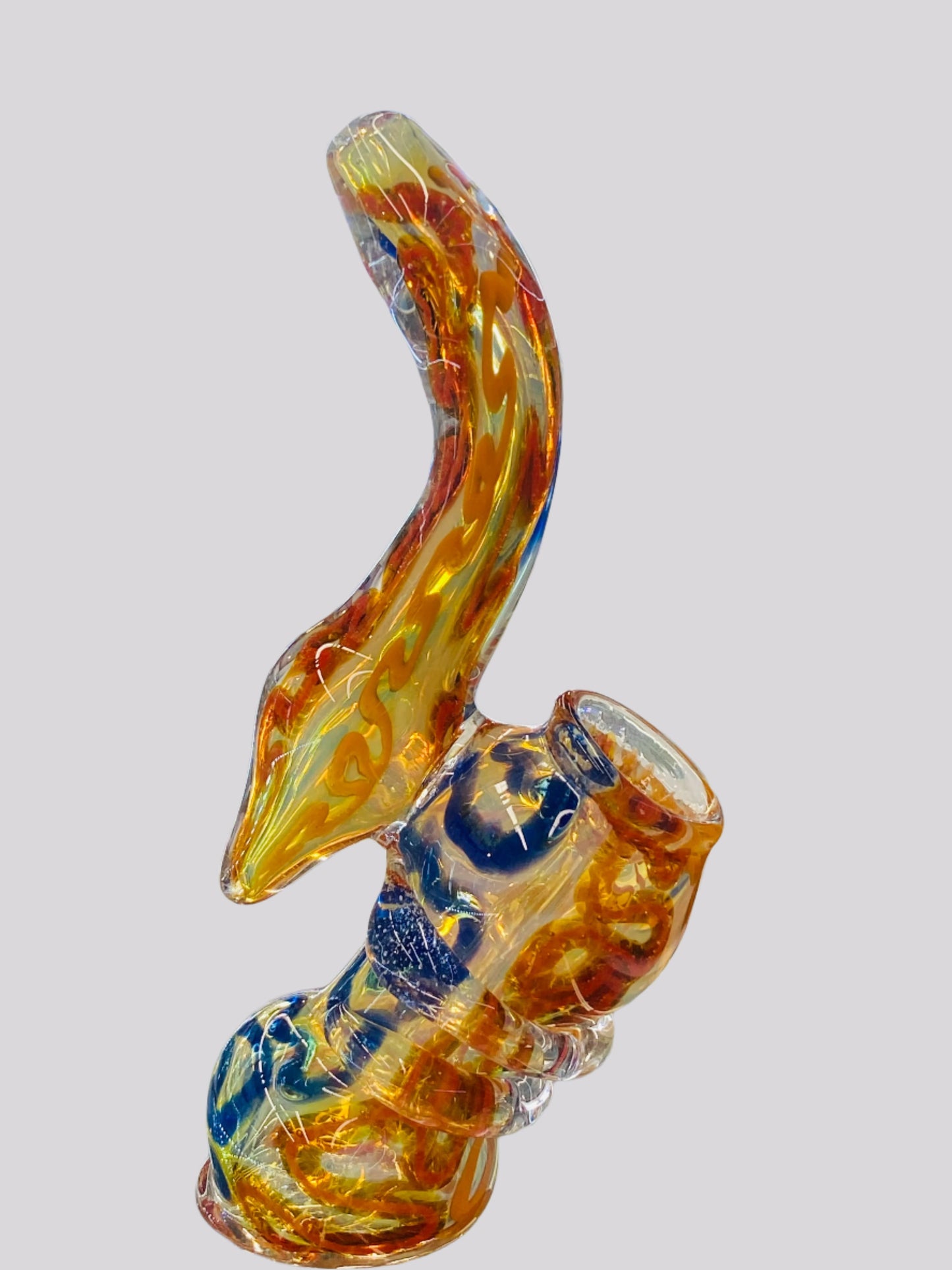 RAINBOW SPECKLED BUBBLER 7INCH - DayDreamz Smoke Shop