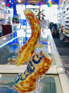 RAINBOW SPECKLED BUBBLER 7INCH