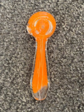 Orange colour cheap glass hand weed pipe